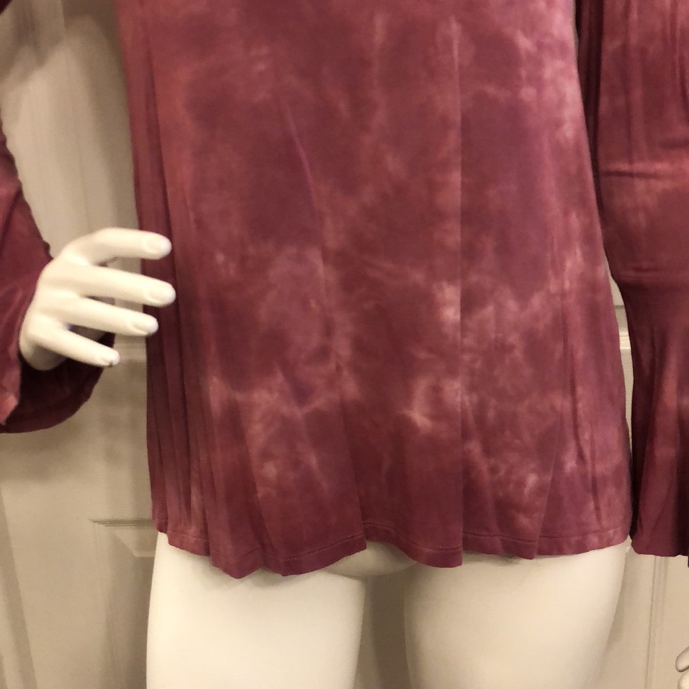 American Eagle Soft & Sexy tie dye pullover long sleeve hippie boho SZ M flare - Picture 3 of 11